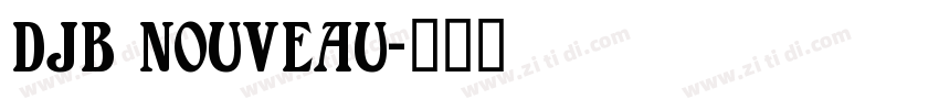DJB Nouveau字体转换